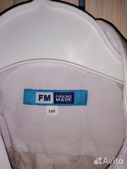 Рубашка школьная на мальчика 146