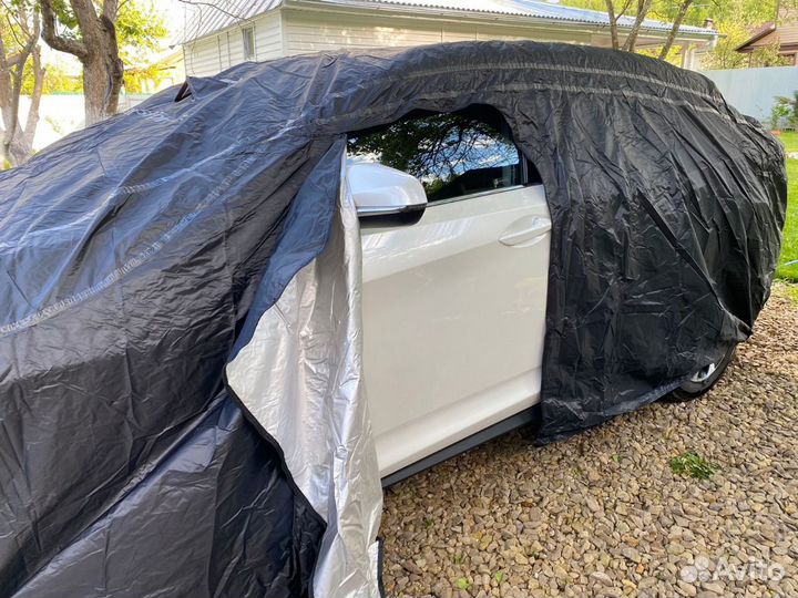 Автомобильный тент чехол для защиты кузова от град