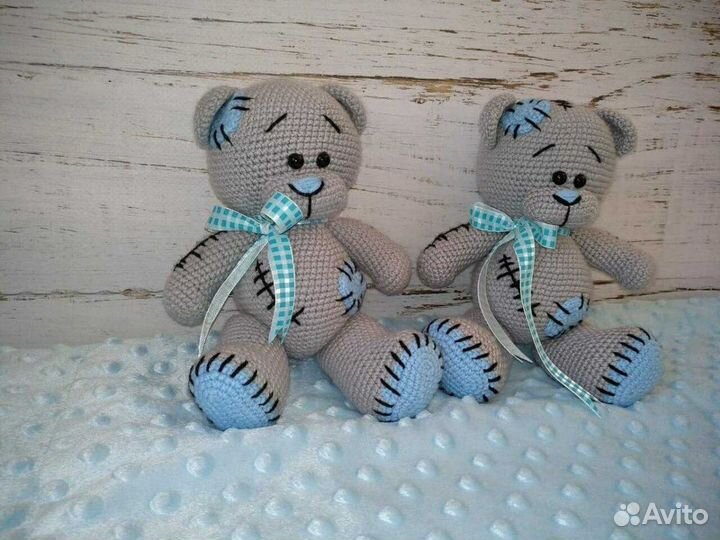 Вязаный медвежонок