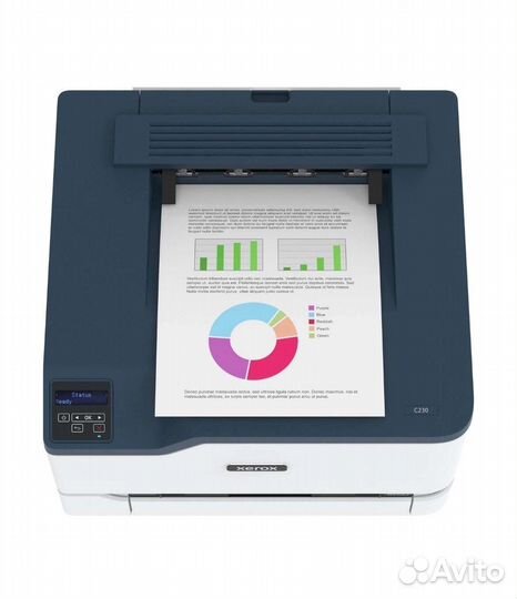 Цветной лазерный принтер xerox c230