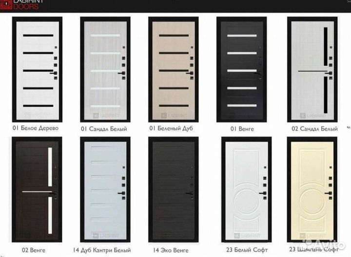 Дверь входная серая Италия Бетон