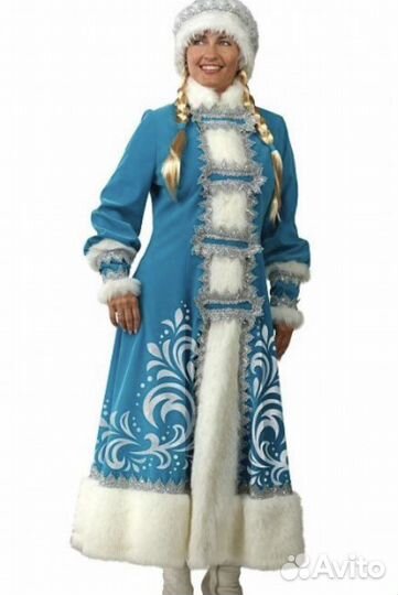 Костюм снегурочки взрослый