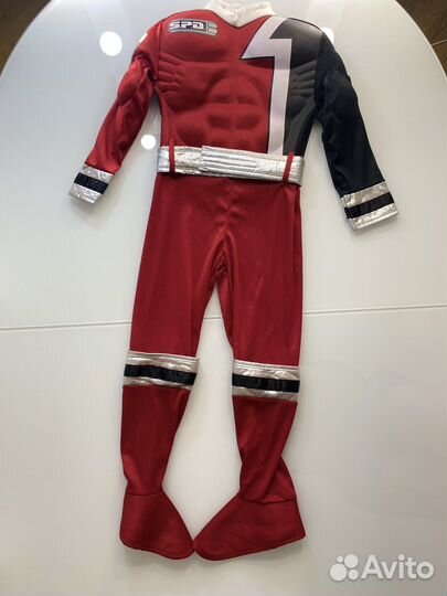 Детский Костюм Power Rangers Красный