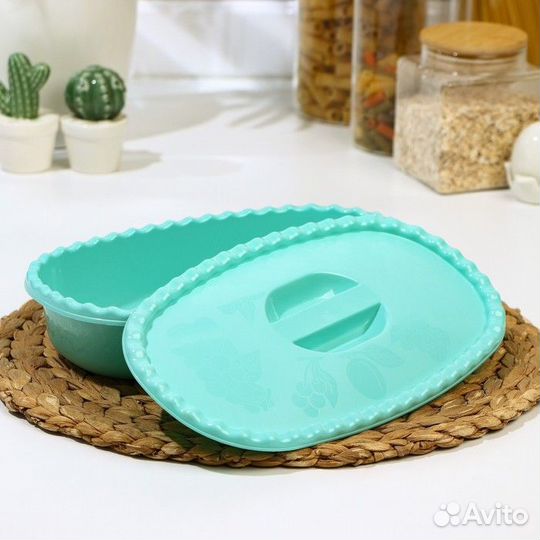 Паштетница с крышкой, 1,5 л, 16,5286,5 см, цвет ак