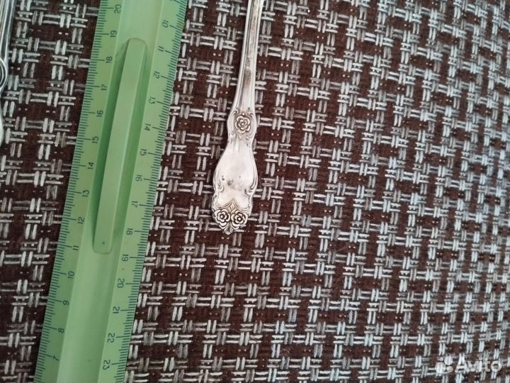 Ложки мельхиор роза кольчугино