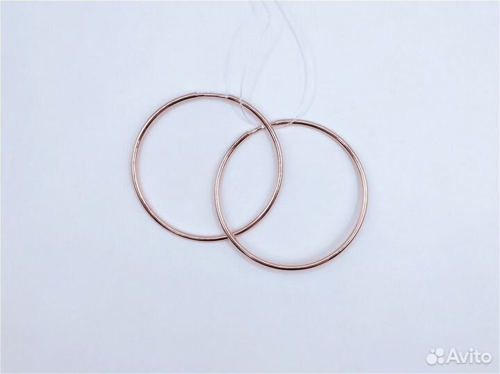 Серьги без вставок