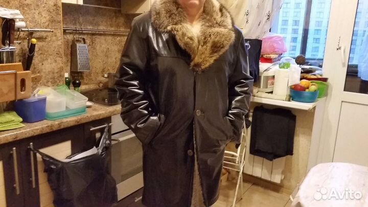 Продам мужскую куртку на меху (дубленка)