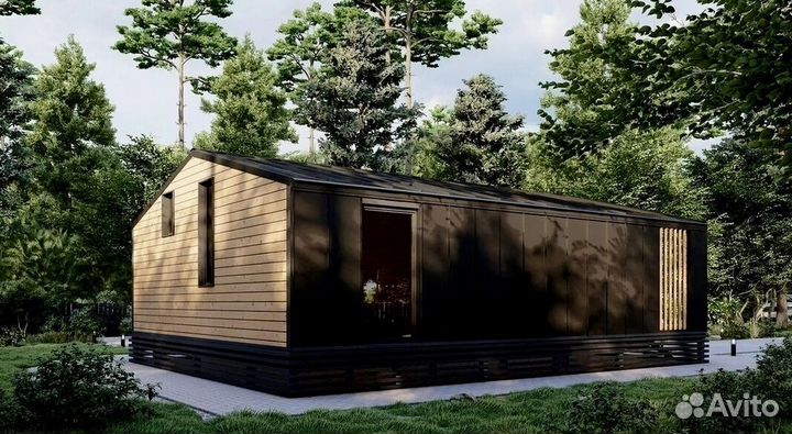 Одноэтажный дом 43 м2