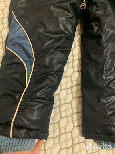 Штаны утепленные с лямками