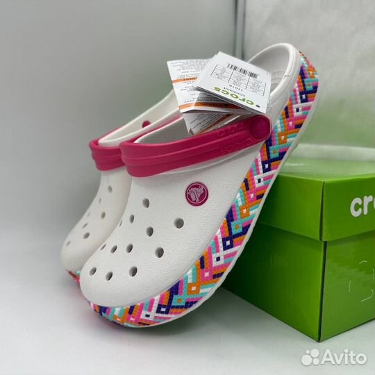 Crocs женские с мозаикой