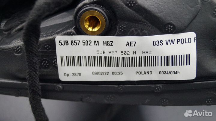 Зеркало наружное правое корич Volkswagen Polo 6