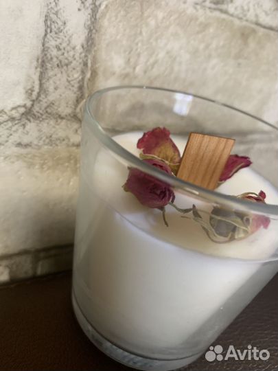 Ароматическая свеча ручной работы