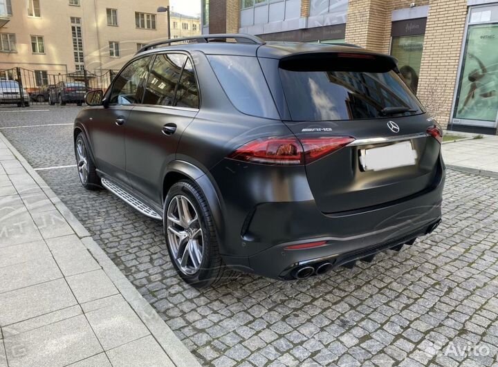 Диффузор Mercedes GLE V167 53 черный