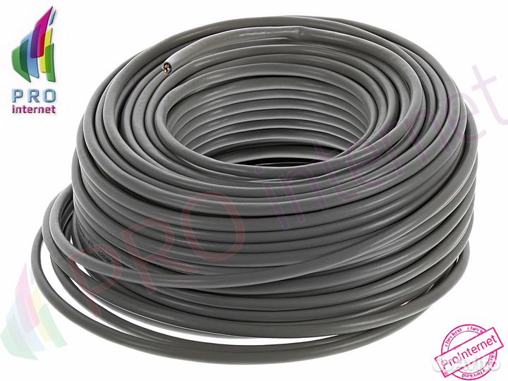 Кабель витая пара F/UTP 4*2*0,5 кат.5Е, наружный