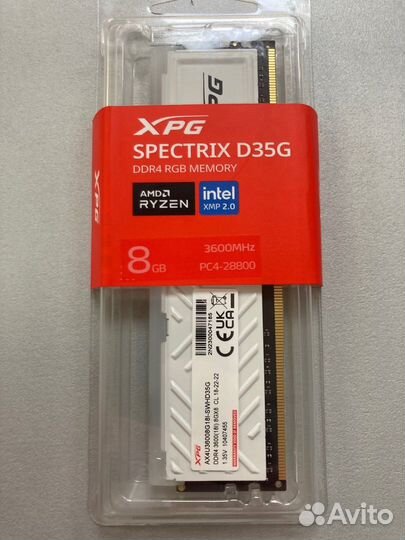 8GB DDR4 3600 U-dimm XPG Gammix D35 RGB Gaming