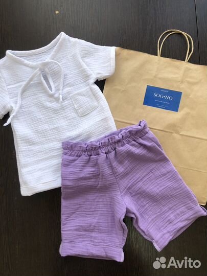 Костюм из муслина детский