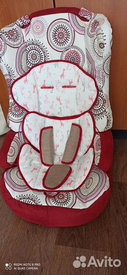Замена чехлов на стул для кормления,автокресло