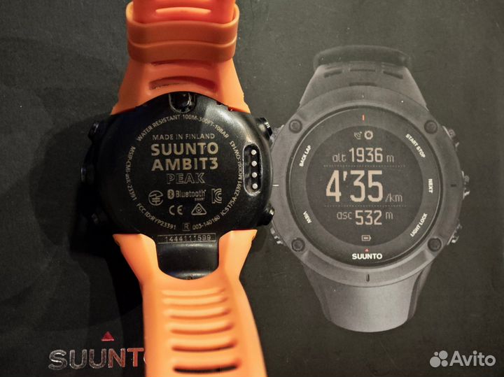 Suunto ambit 3 peak Black HR
