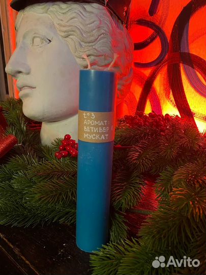 Свеча для вакс-плея, средняя температура