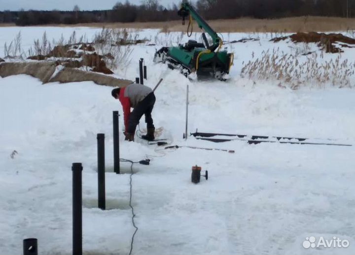 Стальные винтовые сваи с завода