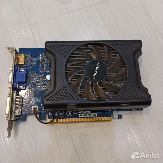Видеокарта Gigabyte GV-R5570C 1Gb