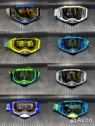 Очки мото Scott / мотокросс / эндуро / маска