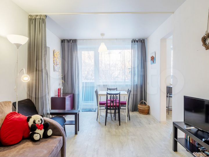 2-к. квартира, 43,4 м², 2/4 эт.