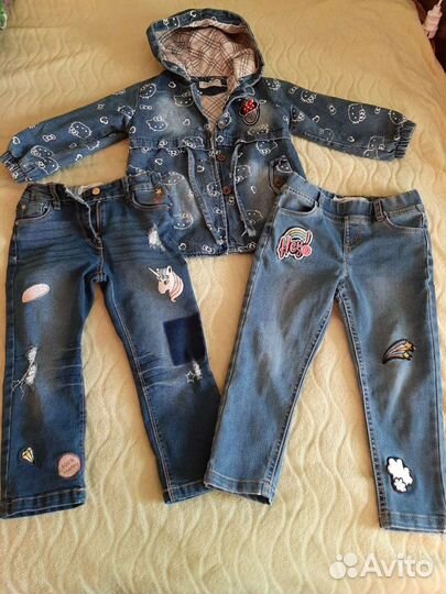 Детские вещи пакетом для девочек 3-4 года