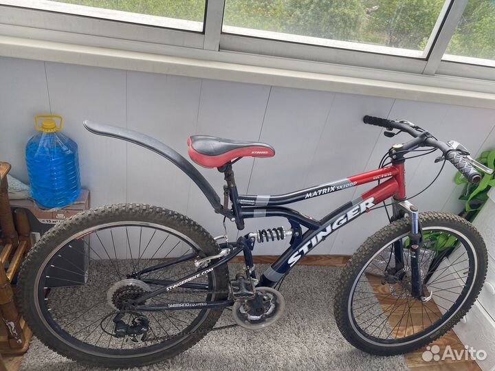 Велосипед двухподвесный stinger matrix sx 300 d