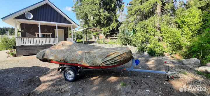 Аренда лодки с мотором на прицепе