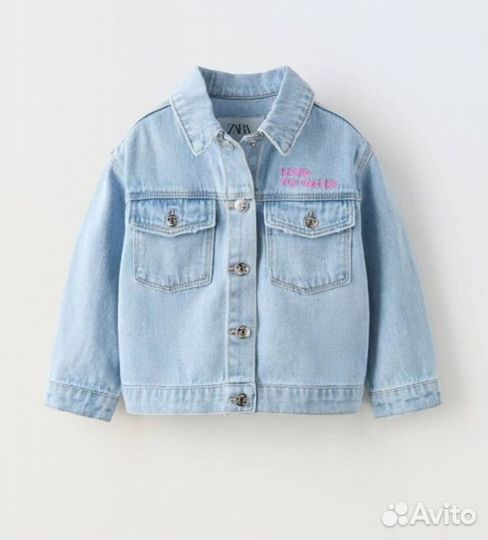 Костюм джинсовый zara для девочки 86-116