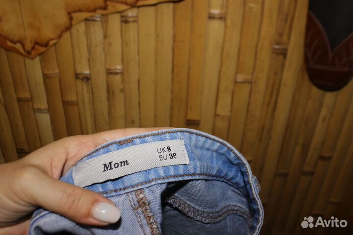 Шорты mom, xs-s размер