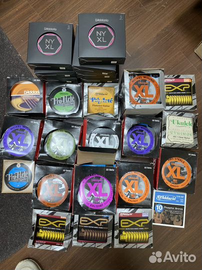 Струны для электоро и бас гитары daddario