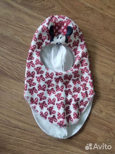 Шапка шлем легкая размер 6 мес. на девочку