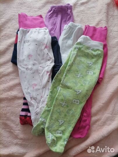 Вещи пакетом на девочку от 4 до 6 месяцев