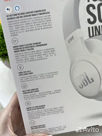 Беспроводные наушники jbl live 500