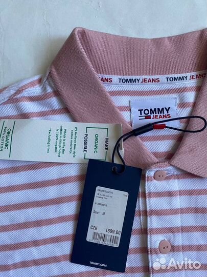 Tommy Jeans футболка-поло (М) Оригинал