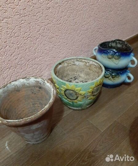 Горшки разные для цветов