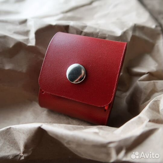 Чехол для AirPods натуральная кожа