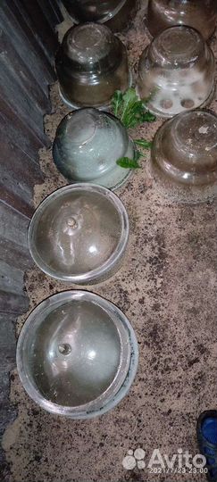 Стеклянная банка, горшок под цветы, эксекаторы