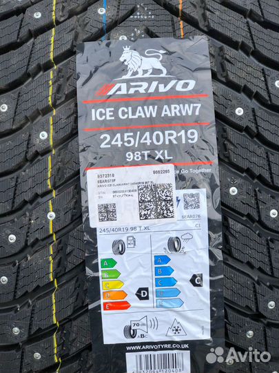 Arivo Ice Claw ARW7 245/40 R19 98T