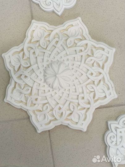 Орнаменты из прочного, натурального гипса