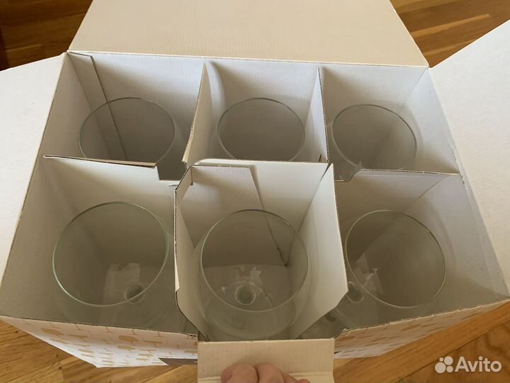 Бокалы для коктелей или красного вина (6 шт)