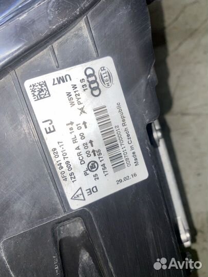 Фара левая 160-133-00 Audi A6(4F2/C6) A6 C6 A6 C6
