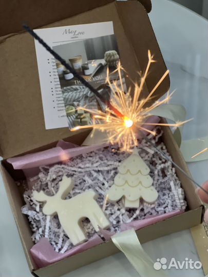 Свечи новогодние