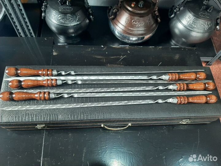 Шампура в подарочном наборе пикник