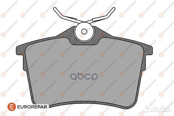 Колодки тормозные дисковые 1623063180 eurorepar
