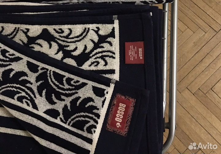 Полотенце bosco синее новое оригинал