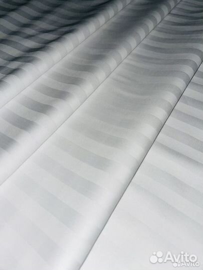Ткань Страйп Сатин на отрез