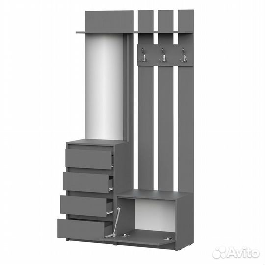 Айден вешалка вш06-1100 (Графит)